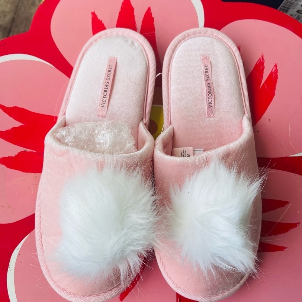 Victoria’s Secret pink slippers